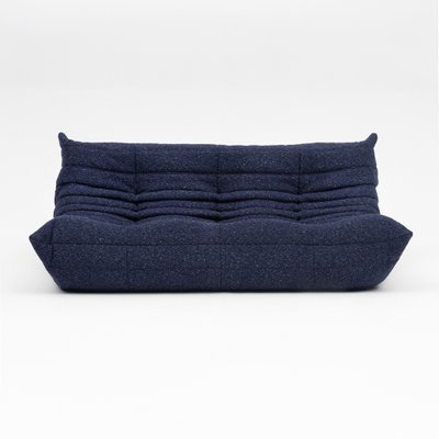 Togo_Three-Seater_Sofa_by_Michel_Ducaroy_for_Ligne_Roset,_Burgundy_Bouclé,_France,_1970s