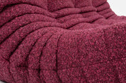 Togo_Three-Seater_Sofa_by_Michel_Ducaroy_for_Ligne_Roset,_Burgundy_Bouclé,_France,_1970s