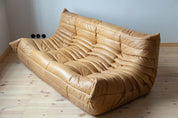 Togo_Three-Seater_Sofa_by_Michel_Ducaroy_for_Ligne_Roset,_Camel_Brown_Leather,_France,_1970s