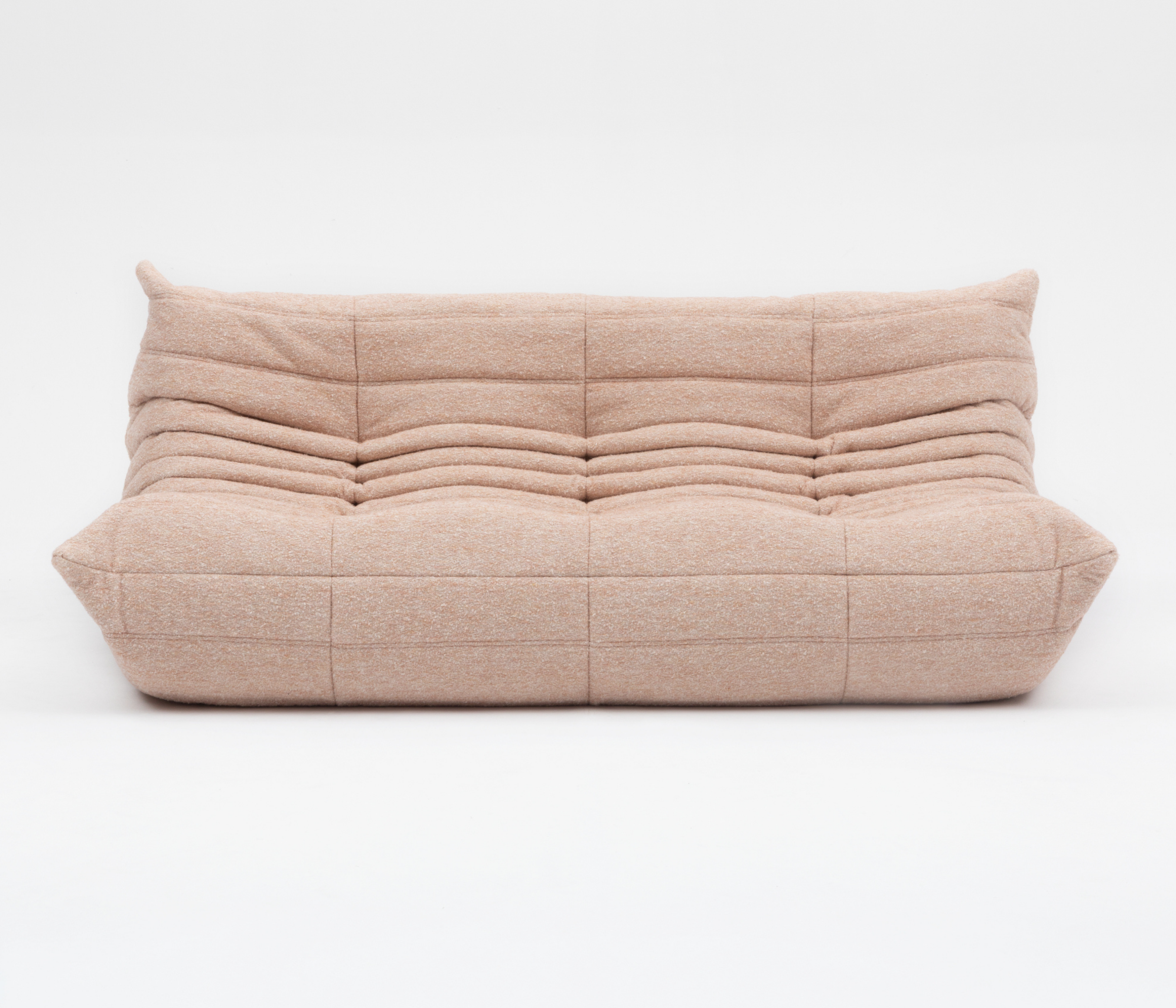 Togo_Three-Seater_Sofa_by_Michel_Ducaroy_for_Ligne_Roset,_Cream_Bouclé,_France,_1970s