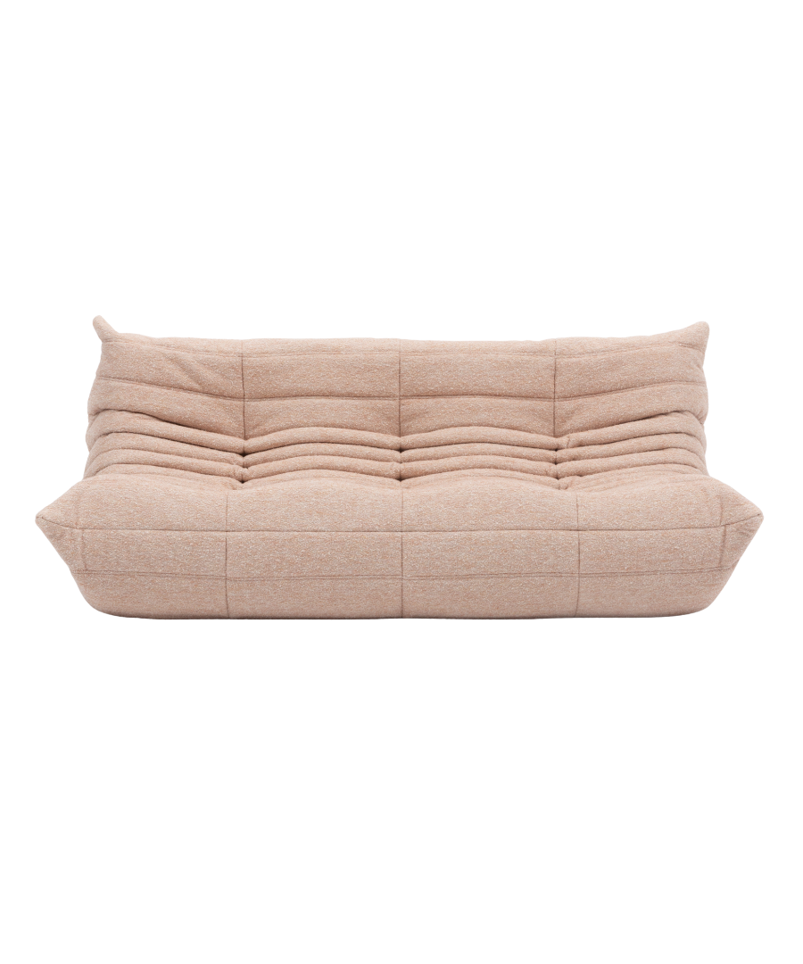 Togo_Three-Seater_Sofa_by_Michel_Ducaroy_for_Ligne_Roset,_Cream_Bouclé,_France,_1970s