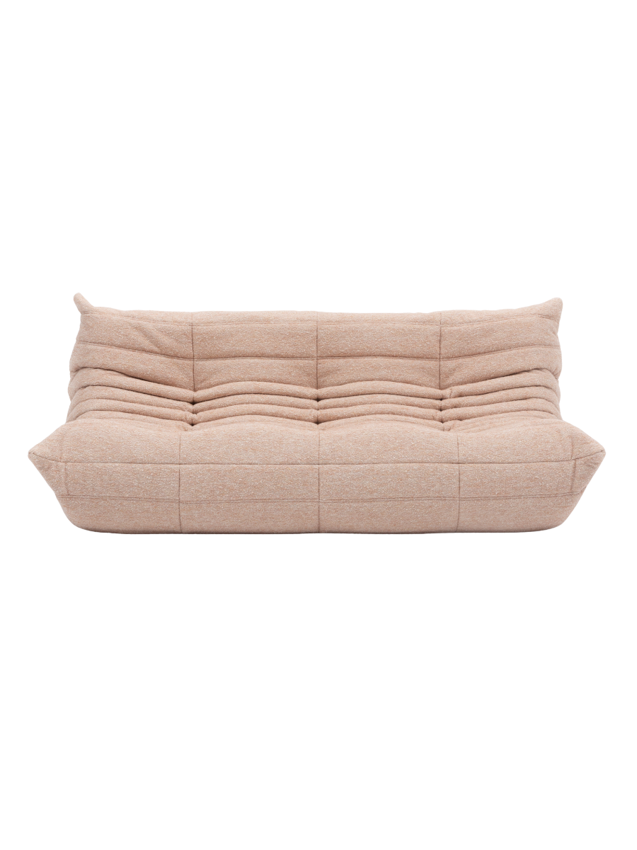 Togo_Three-Seater_Sofa_by_Michel_Ducaroy_for_Ligne_Roset,_Cream_Bouclé,_France,_1970s