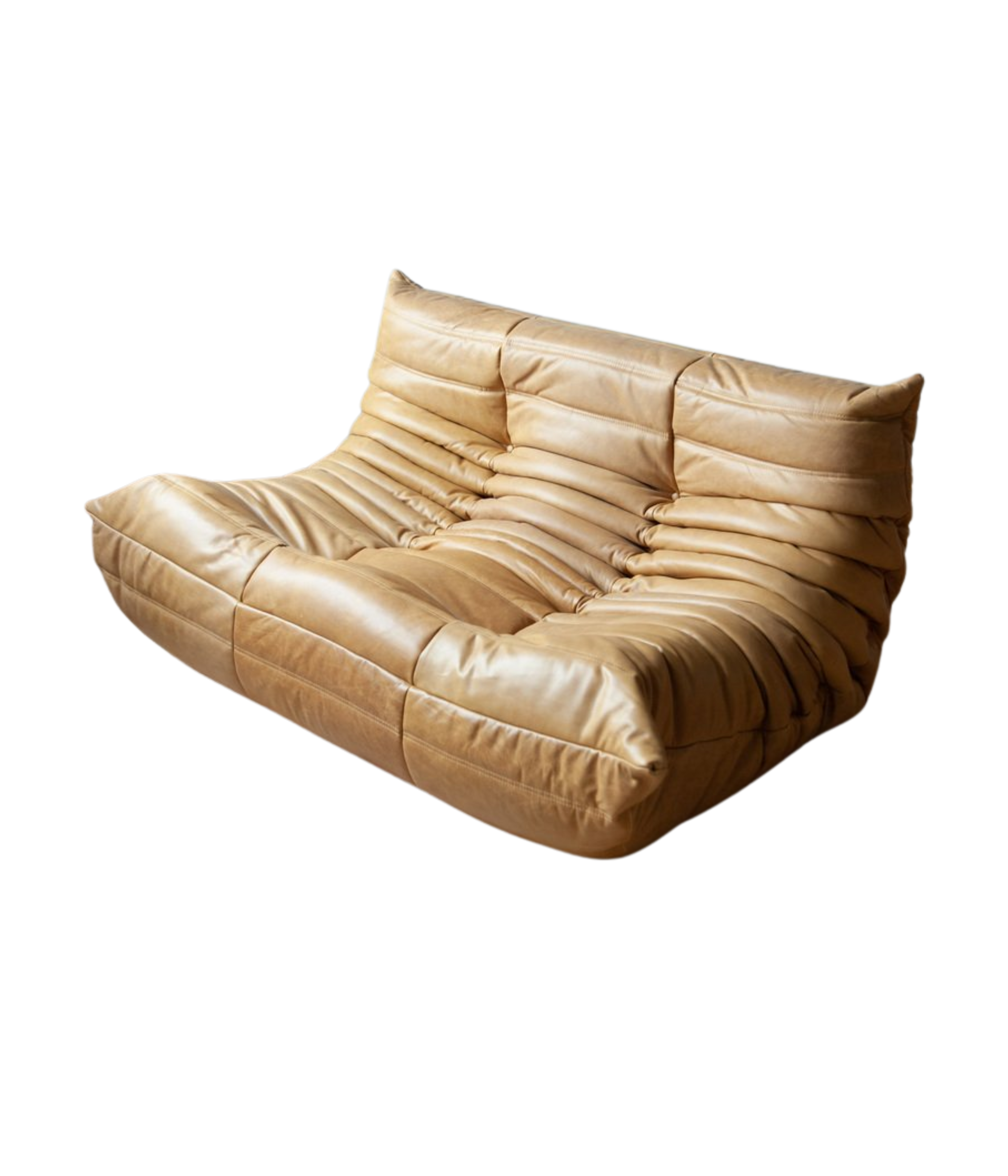 Togo_Two-Seater_Sofa_by_Michel_Ducaroy_for_Ligne_Roset,_Camel_Brown_Leather,_France