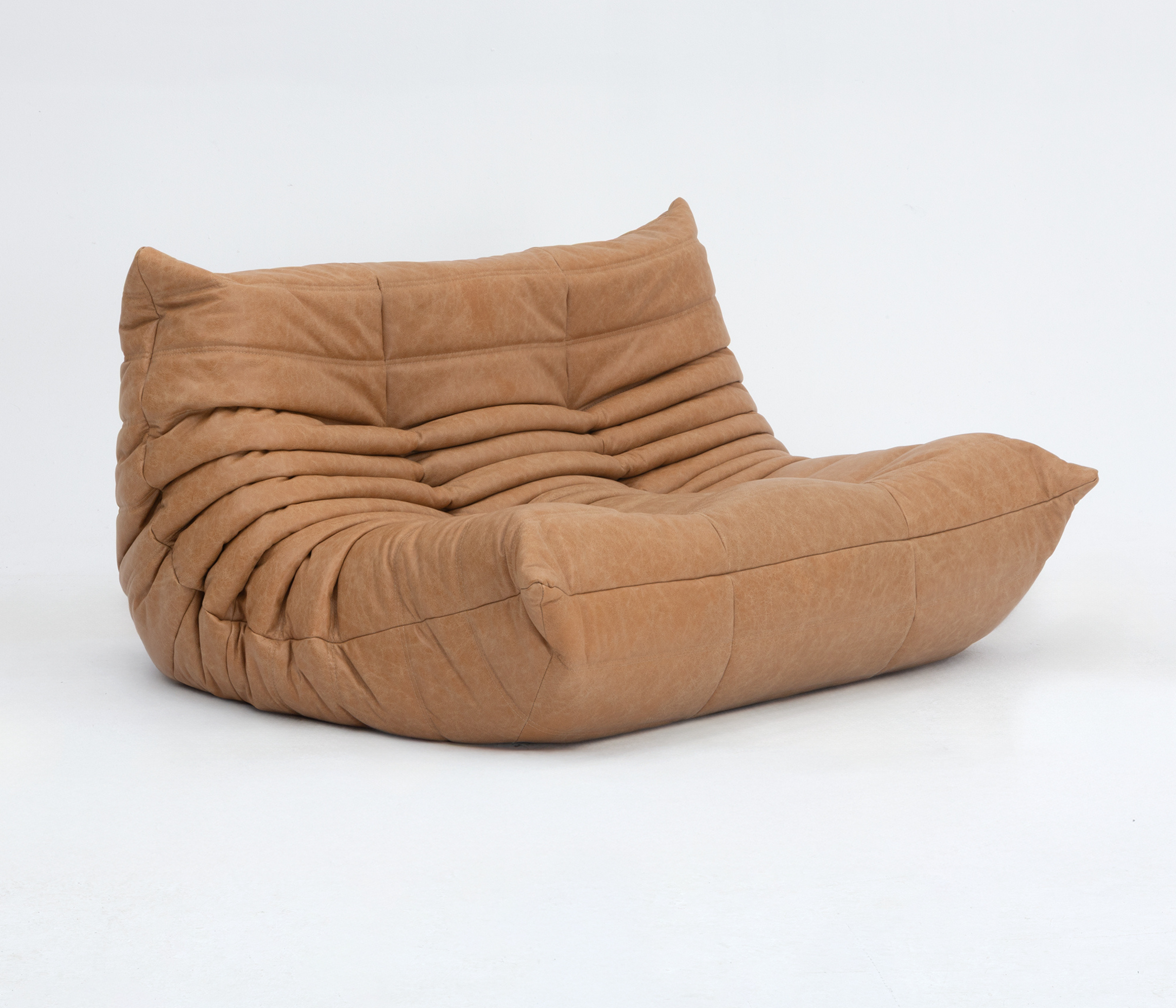 Togo_Two-Seater_Sofa_by_Michel_Ducaroy_for_Ligne_Roset,_Caramel,_France