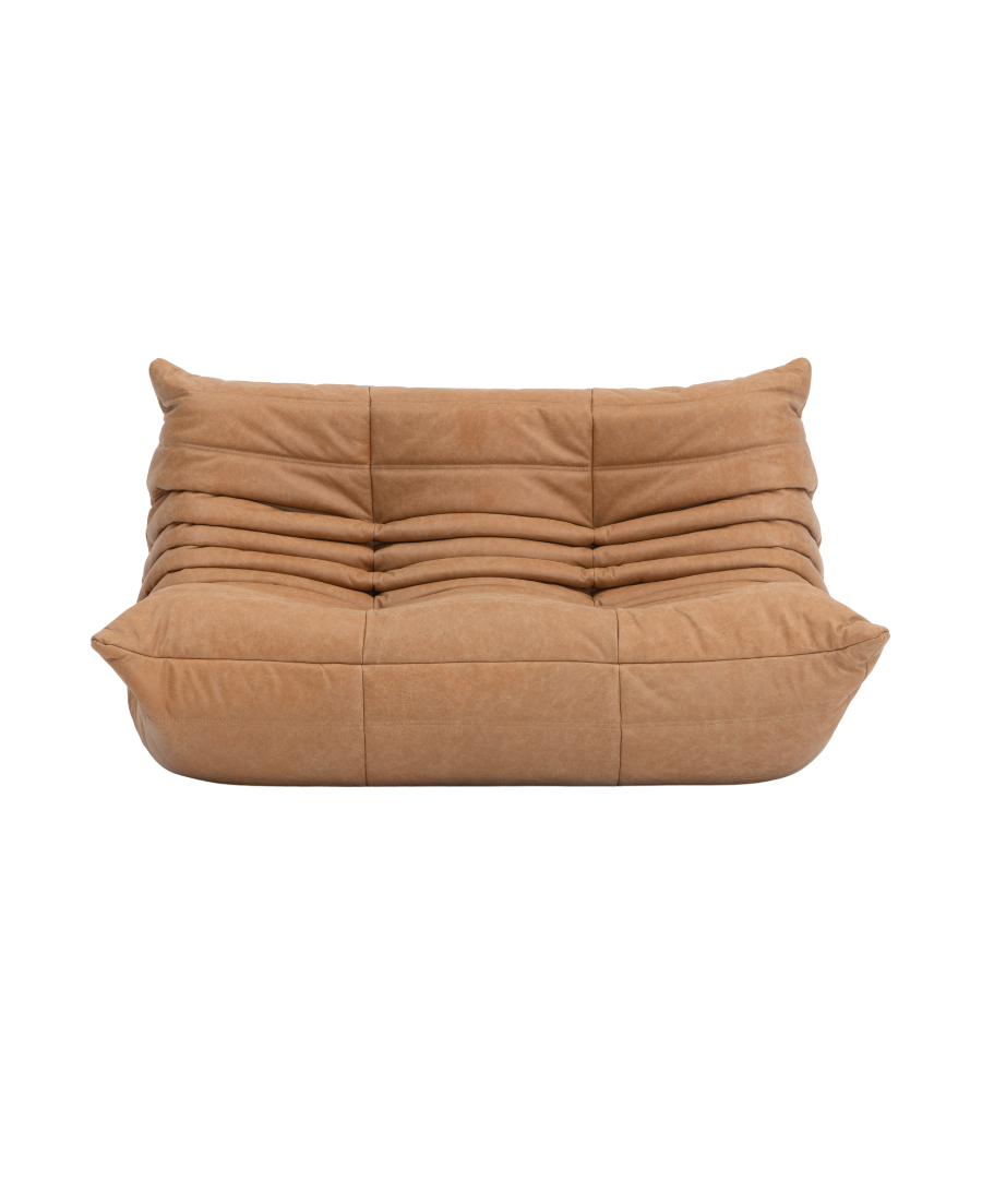 Togo_Two-Seater_Sofa_by_Michel_Ducaroy_for_Ligne_Roset,_Caramel,_France