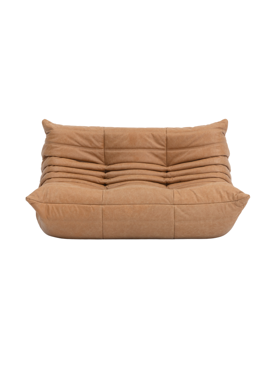 Togo_Two-Seater_Sofa_by_Michel_Ducaroy_for_Ligne_Roset,_Caramel,_France