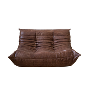 Togo_Two-Seater_Sofa_by_Michel_Ducaroy_for_Ligne_Roset,_Dark_Brown_Leather,_France