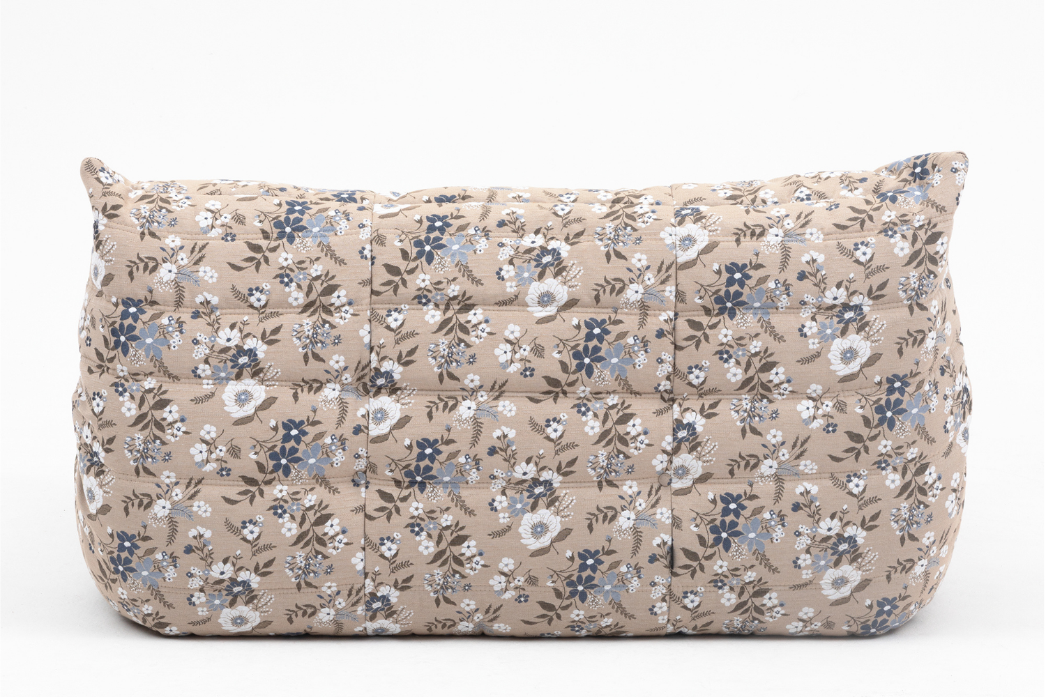 Togo_Two-Seater_Sofa_by_Michel_Ducaroy_for_Ligne_Roset,_Flower_pattern_fabric,_France,_1970s