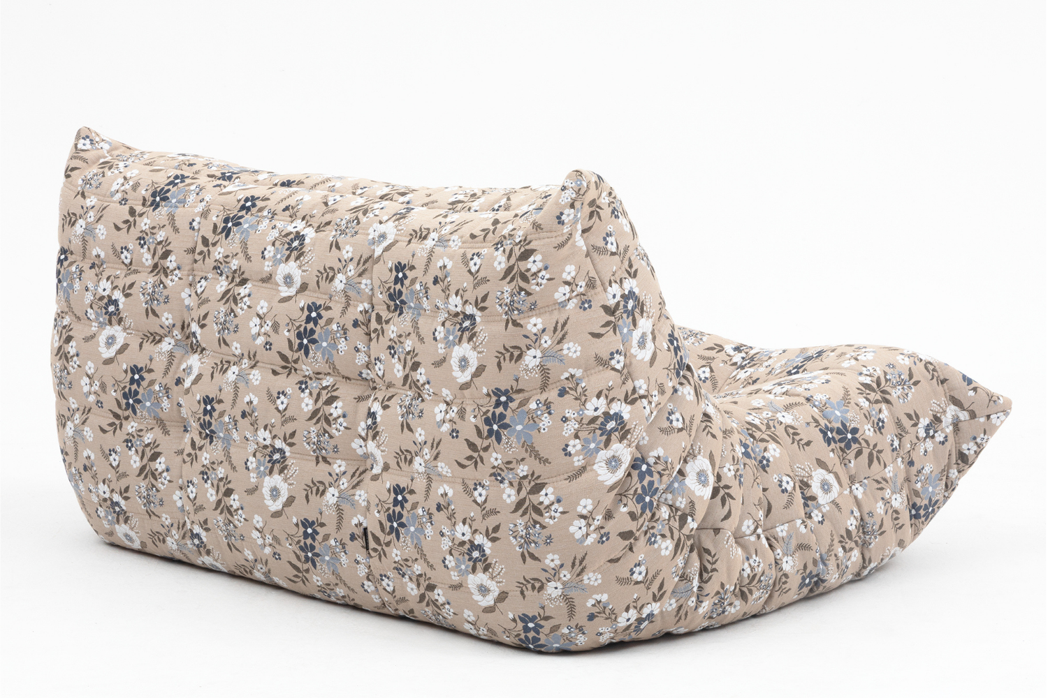 Togo_Two-Seater_Sofa_by_Michel_Ducaroy_for_Ligne_Roset,_Flower_pattern_fabric,_France,_1970s