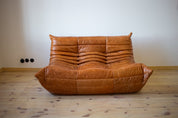 Togo_Two-Seater_Sofa_by_Michel_Ducaroy_for_Ligne_Roset,_Pine_Leather,_France