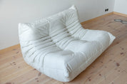 Togo_Two-Seater_Sofa_by_Michel_Ducaroy_for_Ligne_Roset,_White_Leather,_France