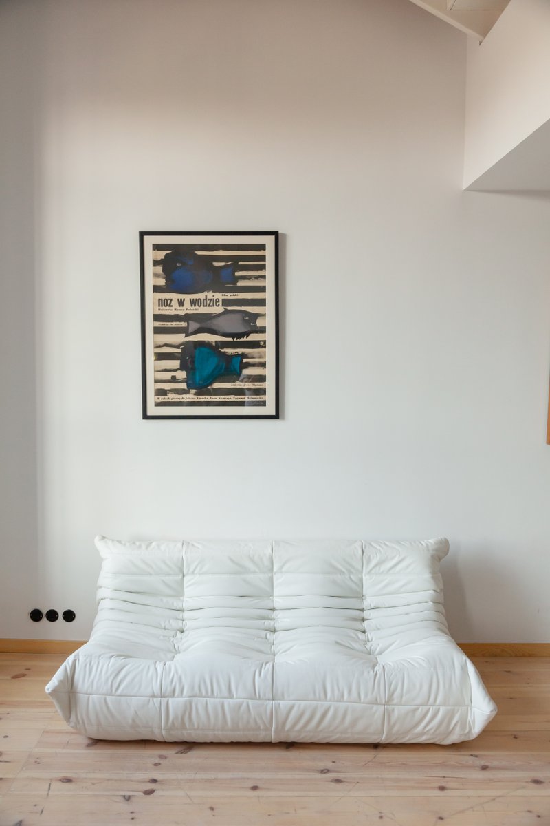 Togo_Two-Seater_Sofa_by_Michel_Ducaroy_for_Ligne_Roset,_White_Leather,_France