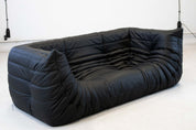 Togo_Two-Seater_Sofa_with_Arms_in_Black_Leather_by_Michel_Ducaroy_for_Ligne_Roset,_France,_1970s