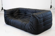 Togo_Two-Seater_Sofa_with_Arms_in_Black_Leather_by_Michel_Ducaroy_for_Ligne_Roset,_France,_1970s