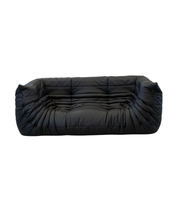 Togo_Two-Seater_Sofa_with_Arms_in_Black_Leather_by_Michel_Ducaroy_for_Ligne_Roset,_France,_1970s