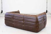 Togo_Two-Seater_Sofa_with_Arms_in_Brown_Leather_by_Michel_Ducaroy_for_Ligne_Roset,_France,_1970s