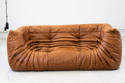 Togo_Two-Seater_Sofa_with_Arms_in_Brown_Pine_Leather_by_Michel_Ducaroy_for_Ligne_Roset,_France,_1970s
