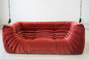 Togo_Two-Seater_Sofa_with_Arms_in_Burgundy_Velvet_by_Michel_Ducaroy_for_Ligne_Roset,_France,_1970s