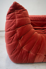 Togo_Two-Seater_Sofa_with_Arms_in_Burgundy_Velvet_by_Michel_Ducaroy_for_Ligne_Roset,_France,_1970s