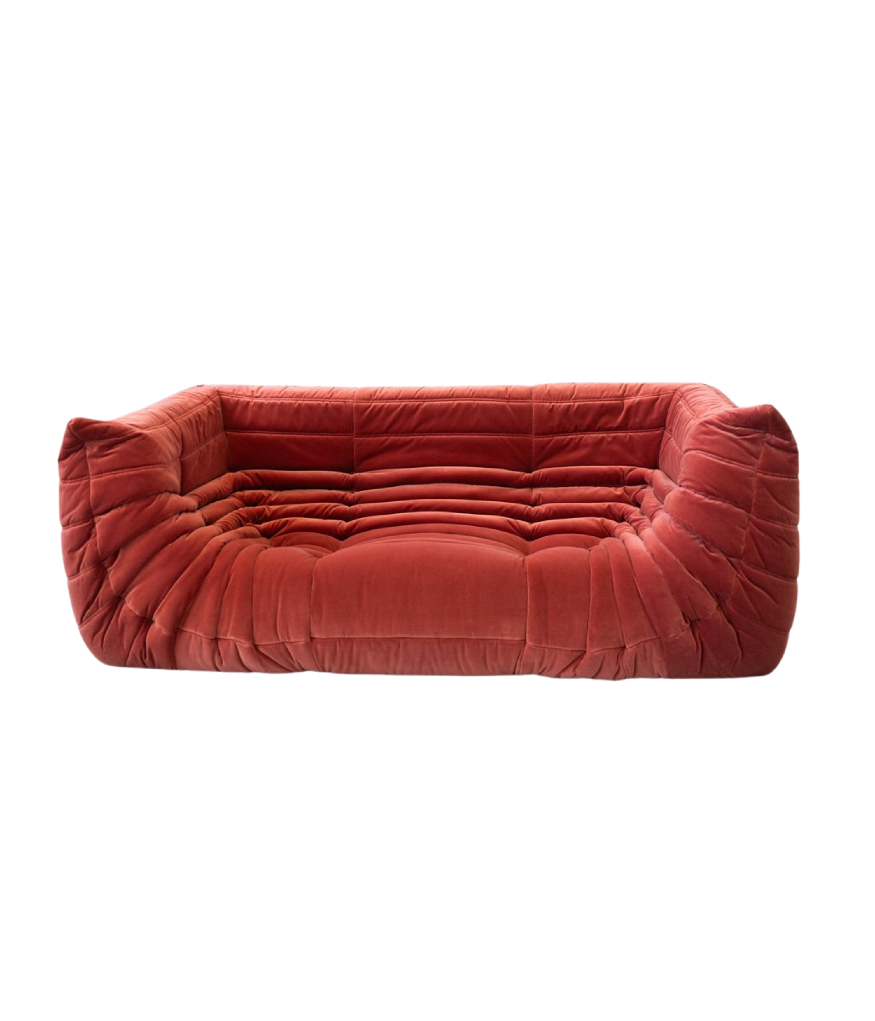 Togo_Two-Seater_Sofa_with_Arms_in_Burgundy_Velvet_by_Michel_Ducaroy_for_Ligne_Roset,_France,_1970s