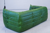 Togo_Two-Seater_Sofa_with_Arms_in_Green_Leather_by_Michel_Ducaroy_for_Ligne_Roset,_France,_1970s