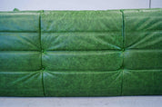 Togo_Two-Seater_Sofa_with_Arms_in_Green_Leather_by_Michel_Ducaroy_for_Ligne_Roset,_France,_1970s
