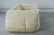 Togo_Two-Seater_Sofa_with_Arms_in_White_Bouclette_by_Michel_Ducaroy_for_Ligne_Roset,_France,_1970s