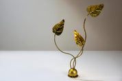 Tommaso_Barbi_Brass_Leaf_Floor_Lamp,_Italy_1970s