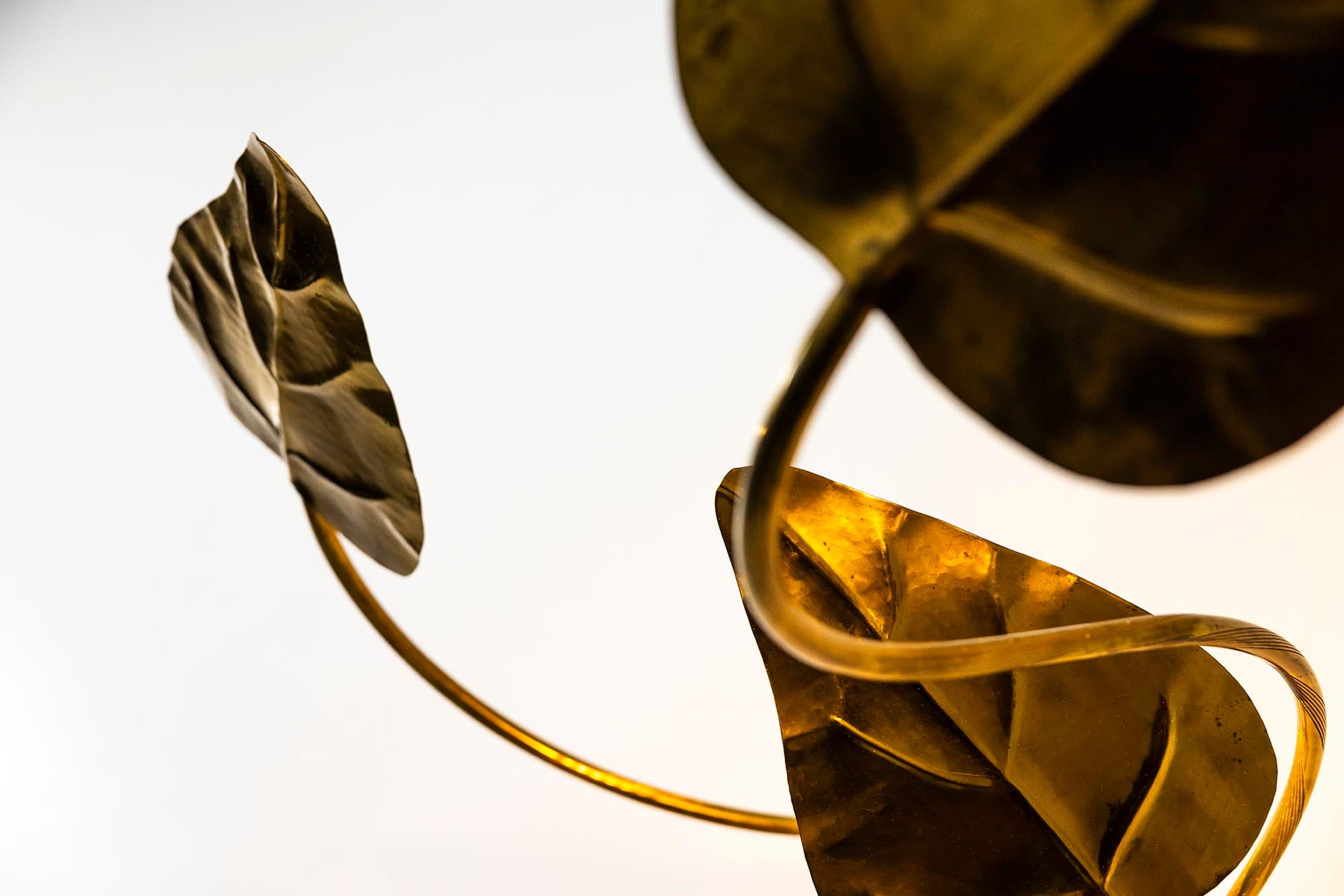 Tommaso_Barbi_Brass_Leaf_Floor_Lamp,_Italy_1970s