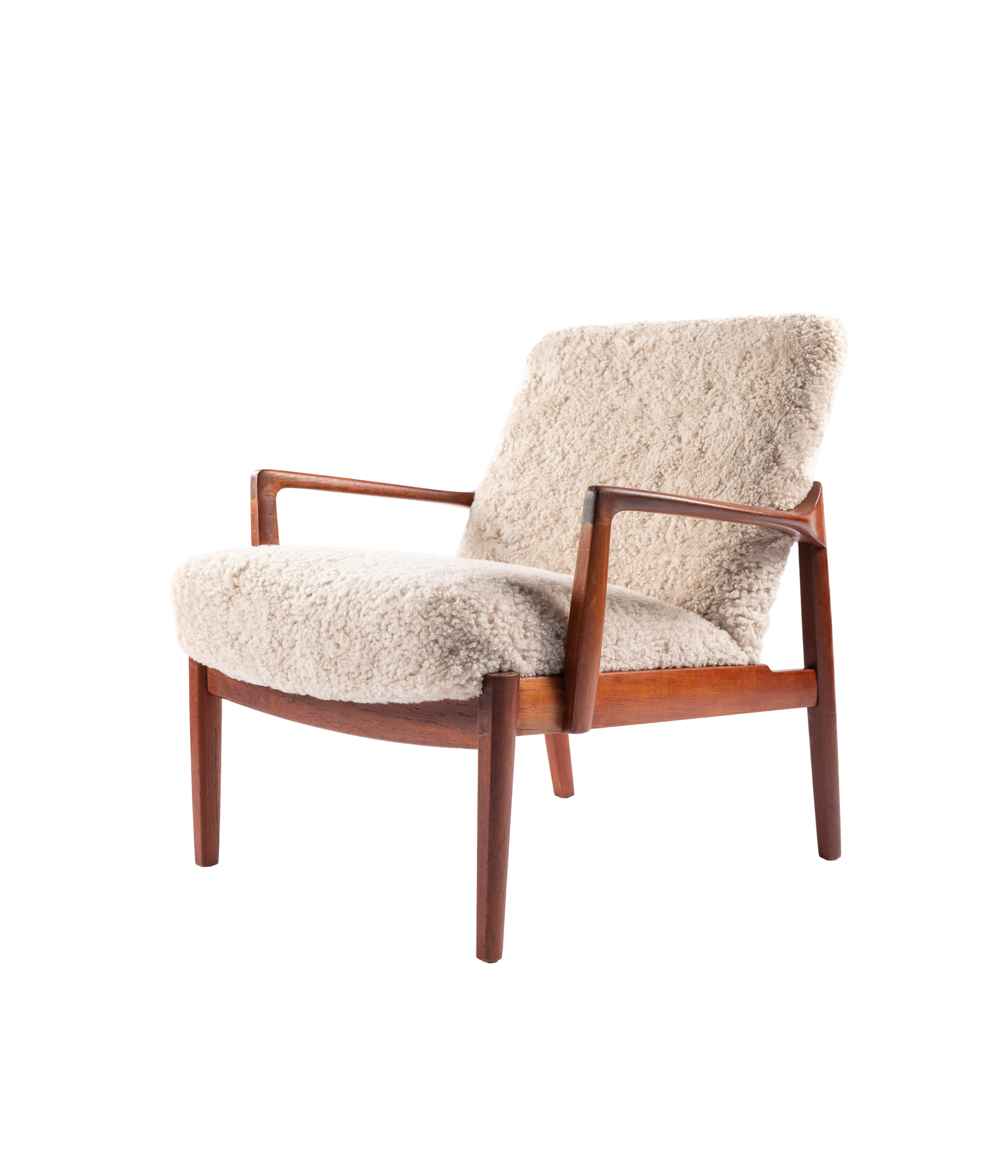 Tove_&_Edvard_Kindt-Larsen_FD125_Armchair_in_Curly_Wool