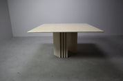 Travertine_dining_table_with_sculptural_base,_Italy_1960s