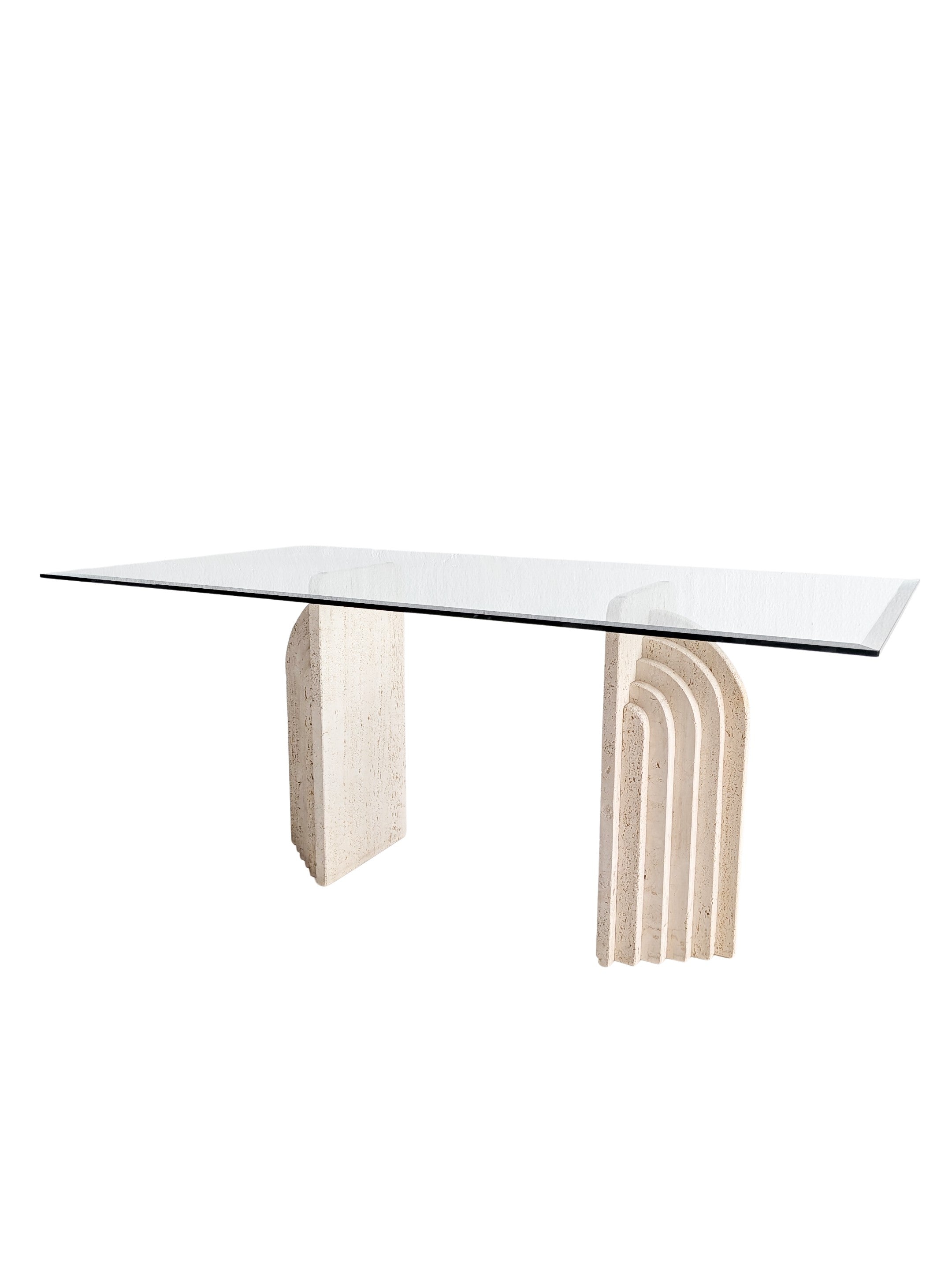 Glass_and_Travertine_Dining_Table_in_the_Style_of_Carlo_Scarpa,_1970s,_Italy