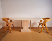 20th_Century_Travertine_Dining_Table_by_Claude_Berraldacci,_France
