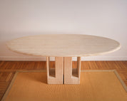20th_Century_Travertine_Dining_Table_by_Claude_Berraldacci,_France
