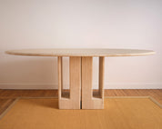 20th_Century_Travertine_Dining_Table_by_Claude_Berraldacci,_France
