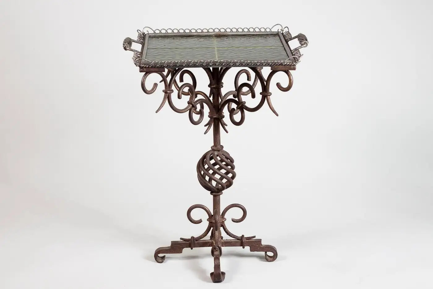 Tray_Table_Antti_Hakkarainen_Wrought_Iron_Ceramic_Taidetakomo_1930s_Finland