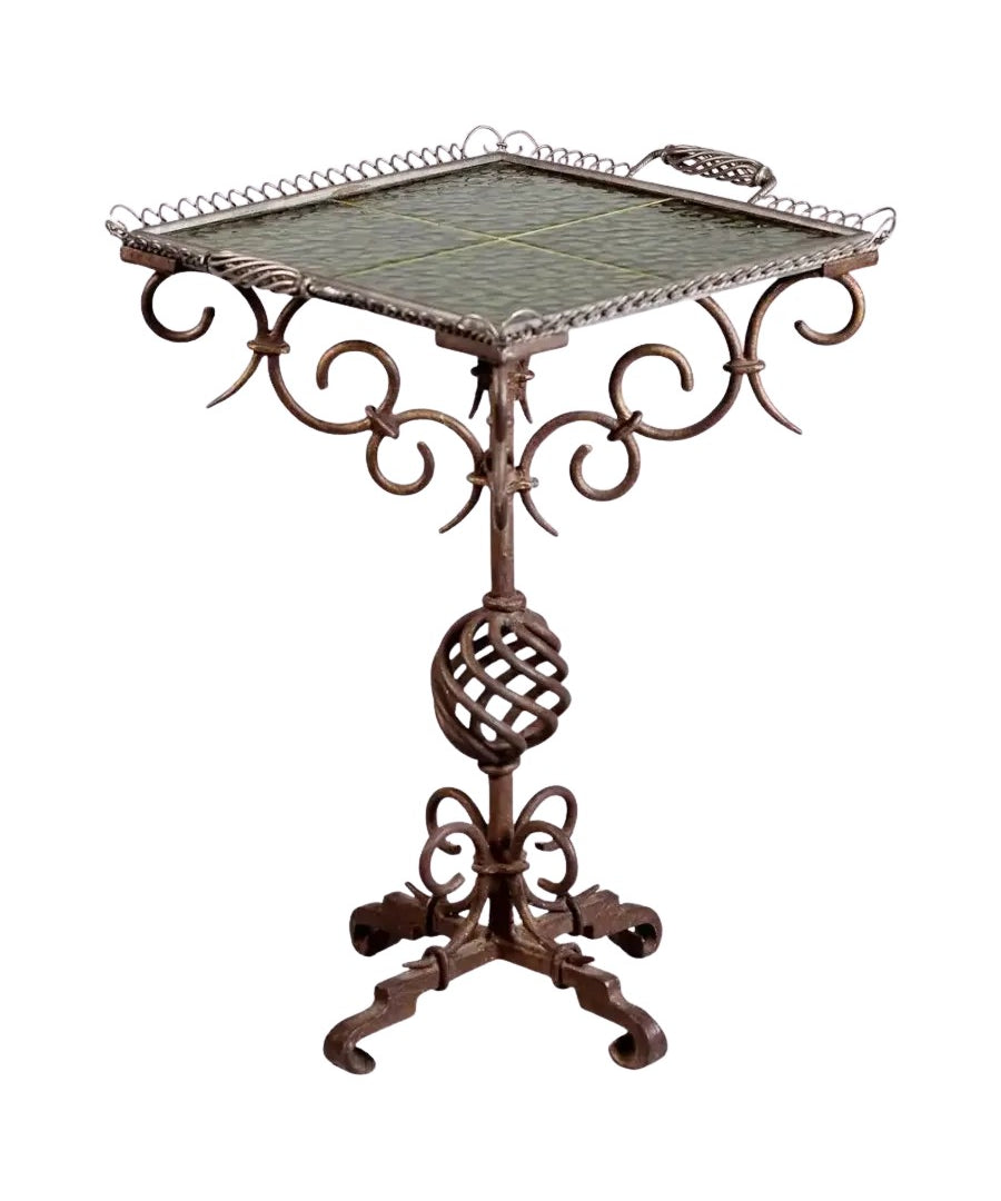 Tray_Table_Antti_Hakkarainen_Wrought_Iron_Ceramic_Taidetakomo_1930s_Finland