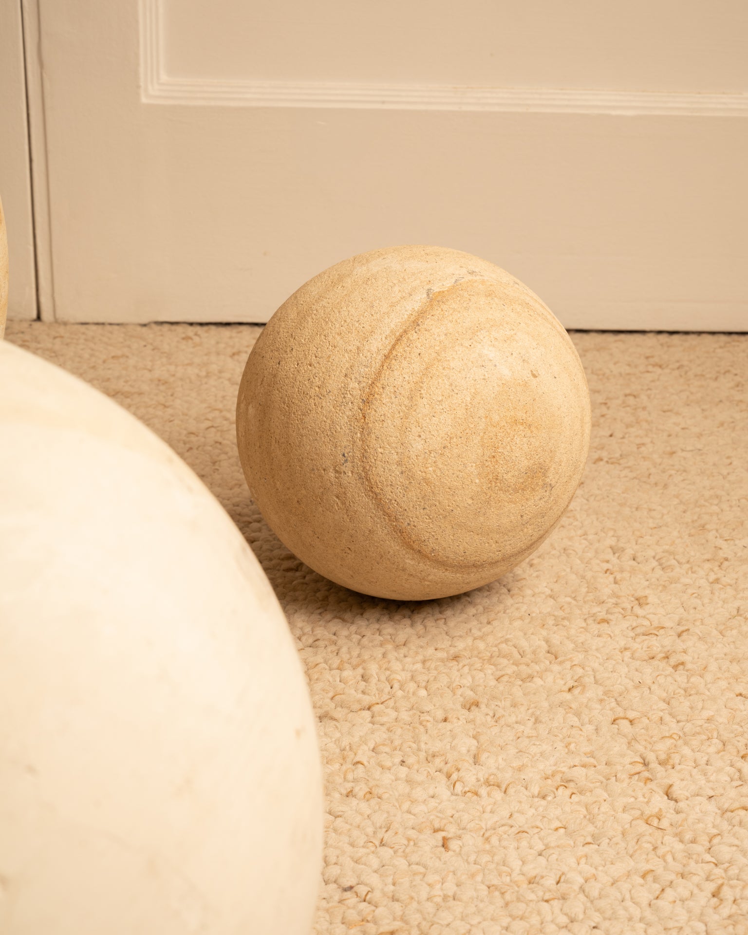 Trio_of_Ornamental_Stone_Spheres,_Decorative_Sculptures,_1980s