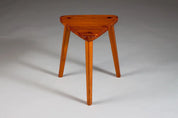 Tripod_Stool_Pine_Triangular_Seat_Scandinavian_Vintage_1950s_Scandinavia