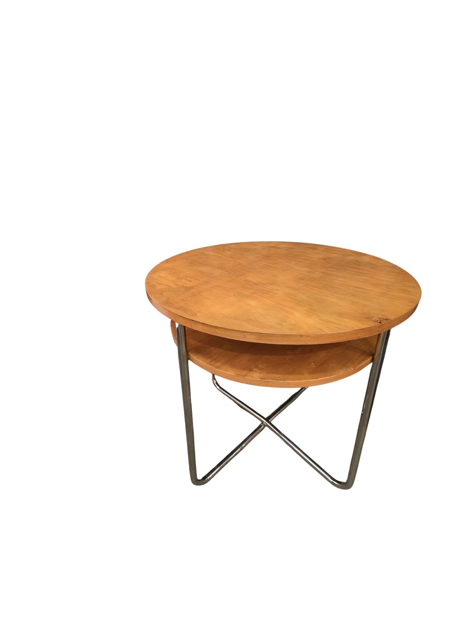 Modern_Tubular_Dining_Table_in_Metal_and_Wood,_Europe