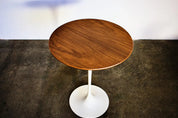 Tulip_Side_Table,_Eero_Saarinen_For_Knoll_International,_Walnut,_1960s,_Germany