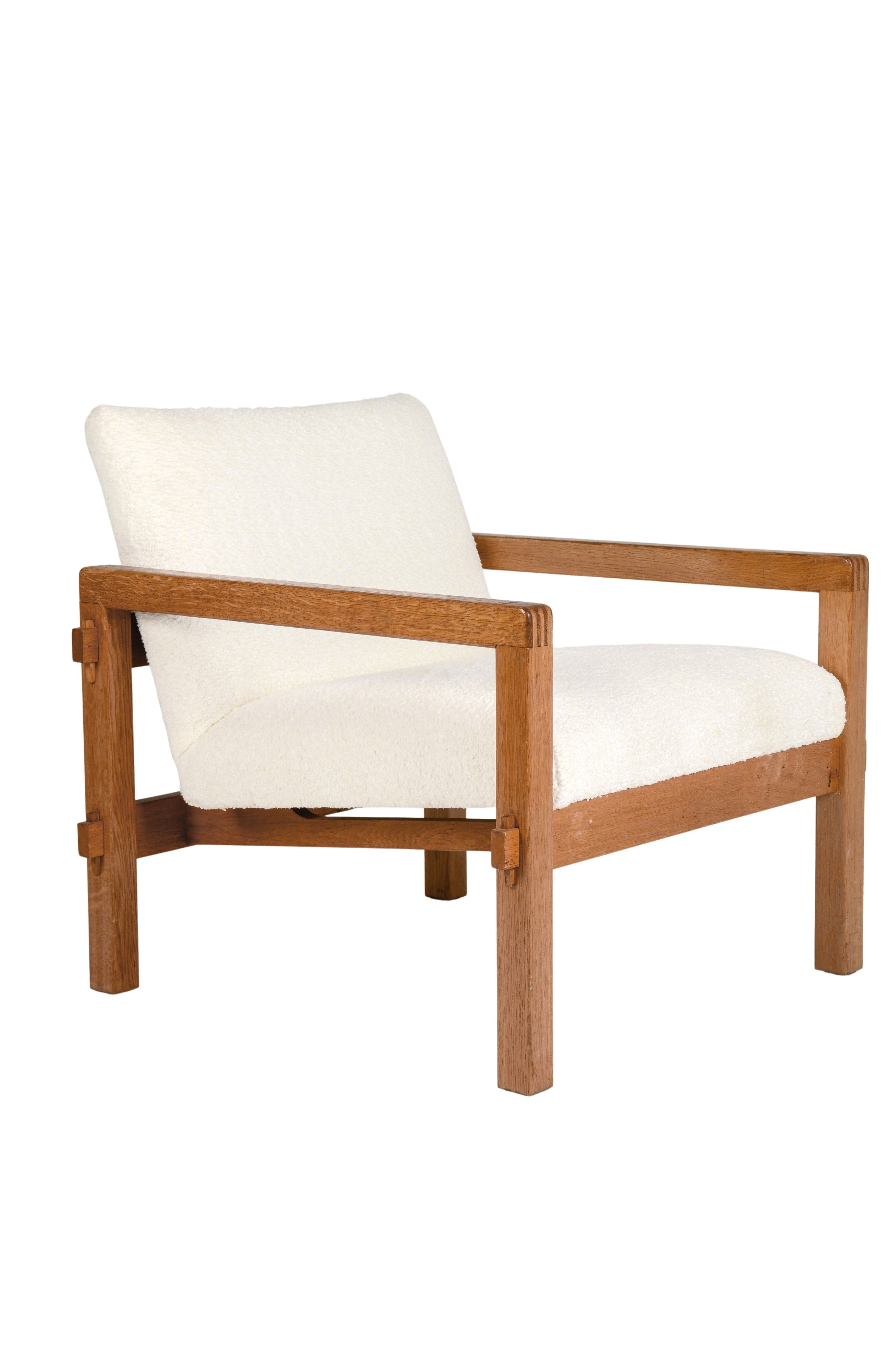Tupa_Armchair_Reino_Ruokolainen_Oak_Bouclé_1950s_Finland