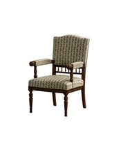 Turned_Wood_Armchair_with_Floral_Upholstery,_Scandinavian_Rustic_Design