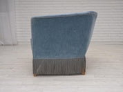Two-Seater_Sofa,_Blue_Velour_&_Oak_Legs_1970s_Denmark
