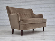 Two-Seater_Sofa,_Green_Furniture_Velour_&_Beech,_1970s_Denmark