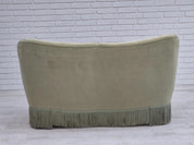 Two-Seater_Sofa,_Green_Velour_&_Ash_Wood,_1960s_Denmark