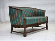 Two-Seater_Sofa,_Original_Upholstery_&_Wood,_1950s_Denmark