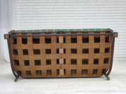 Two-Seater_Sofa,_Original_Upholstery_&_Wood,_1950s_Denmark