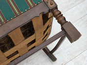 Two-Seater_Sofa,_Original_Upholstery_&_Wood,_1950s_Denmark