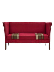Danish_Scandinavian_Modern_Two-Seater_Sofa_with_Red_Wool_Upholstery,_1970s,_Denmark